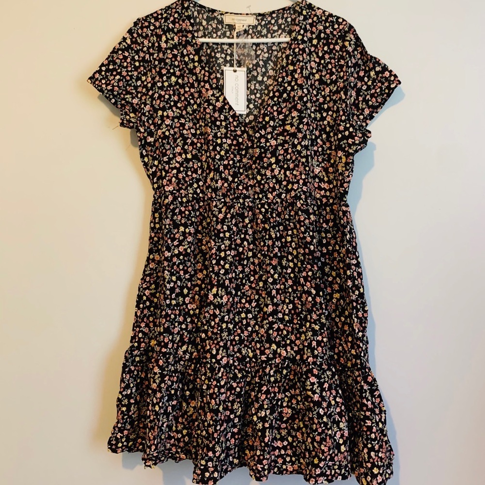 NWT no comments NY La floral print dress 0…